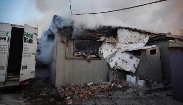 Enemies strike furniture warehouse in Odesa region, injuring man