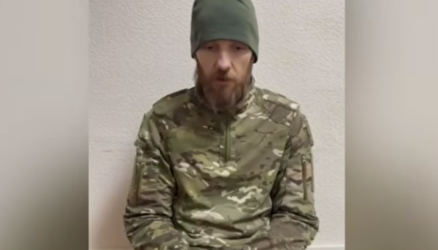 SSU shows interrogation of Russian who shot nine Ukrainian POWs
