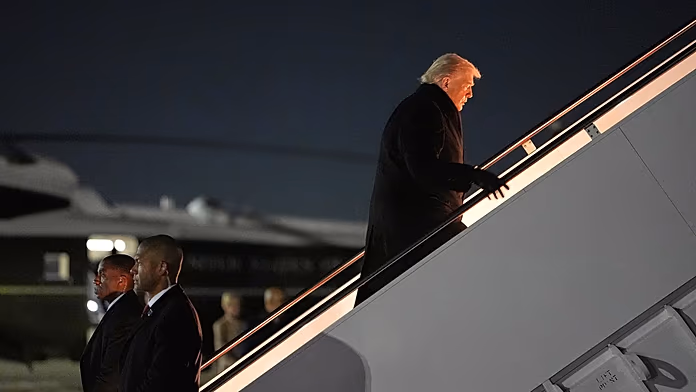 Stiff with tension, European leaders await the Trump show in Davos