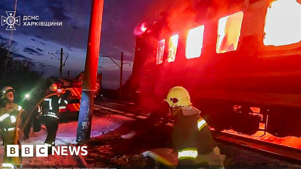 Zelensky condemns Russian drone strike that killed five on passenger train