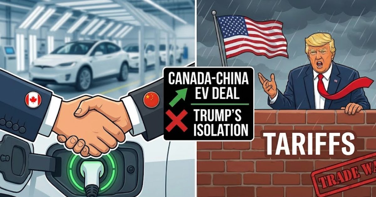 Canada and China near deal to drop EV tariffs as Trump pushes allies away