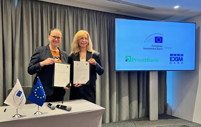 The EIB has offered financial guarantees to Ukrainian banks to support local businesses.