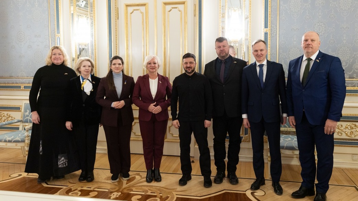 Zelenskyy, Latvian Saeima Speaker discuss peace process, Ukraine’s support programs