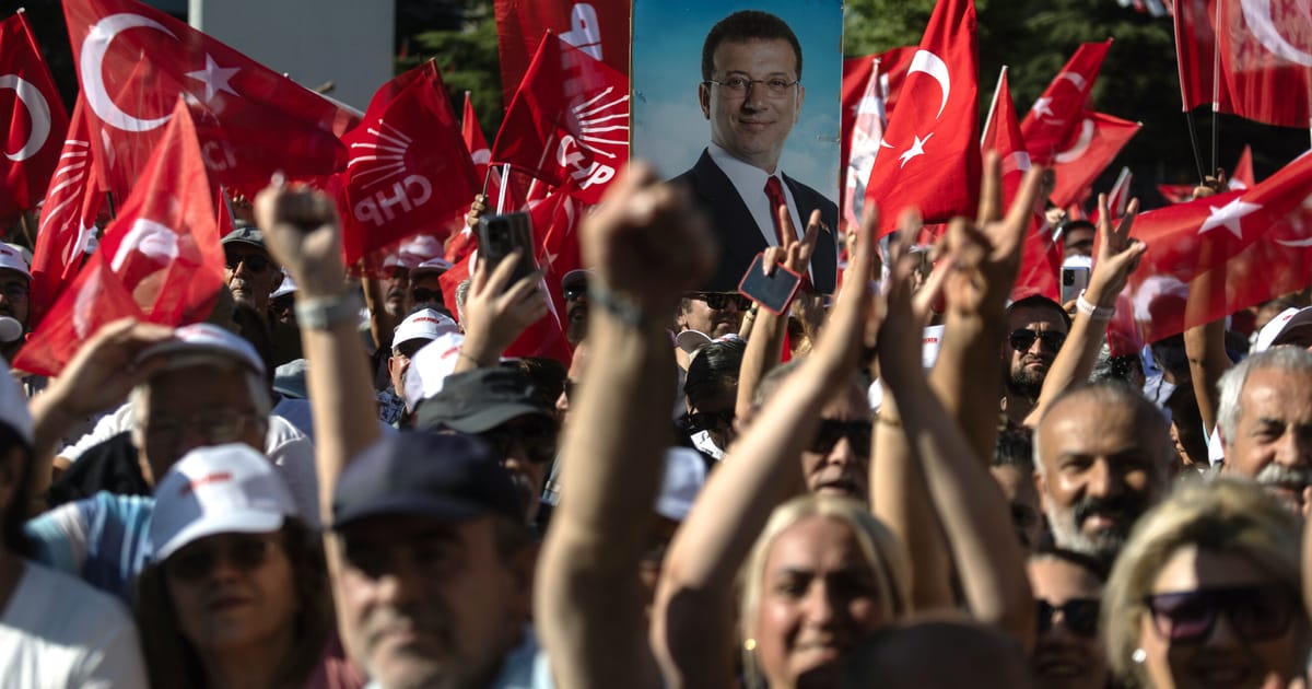 Main challenger to Turkey’s Erdoğan vows to defeat him from a jail cell – POLITICO