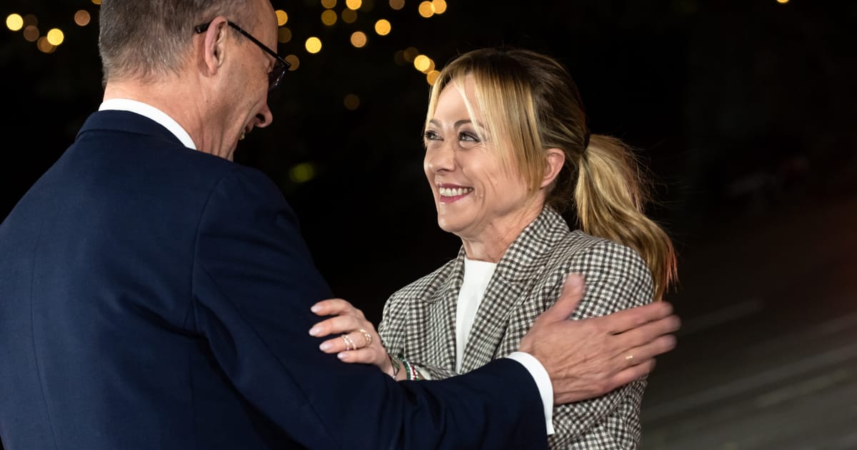 Merz and Meloni – POLITICO