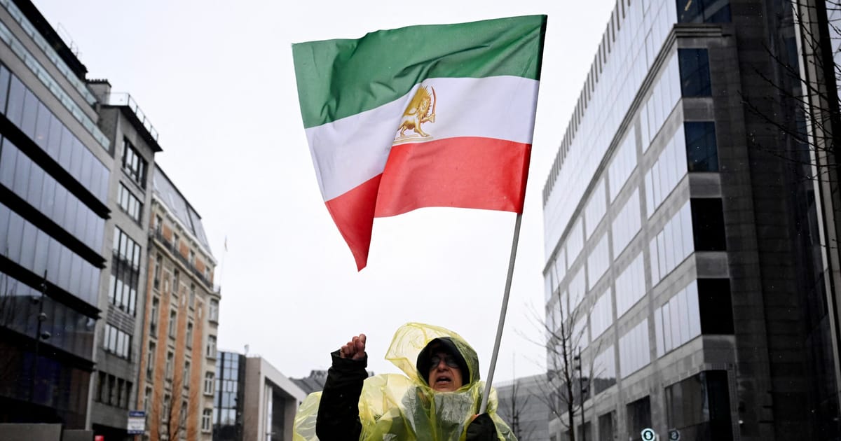 Protest in Brussels against deadly repression in Iran – POLITICO