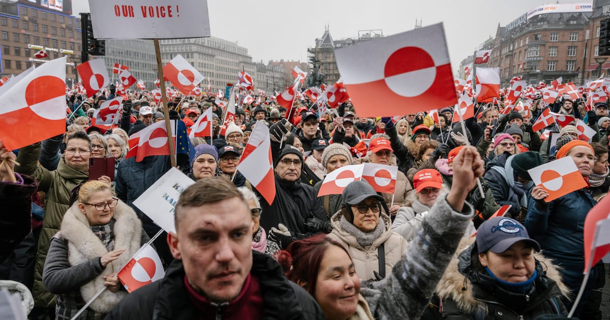 ‘Hands off Greenland’ protests sweep Denmark as Trump escalates takeover threat – POLITICO