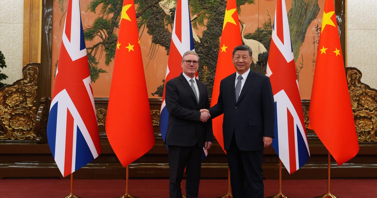 Keir Starmer’s softly-softly approach ushers in new era of UK-China trade relations – POLITICO
