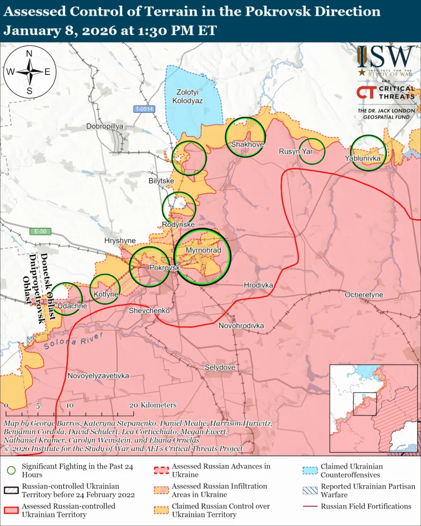 Syrskyi: Ukraine retains control of northern Pokrovsk, repels Russian pressure near Myrnohrad (MAP)