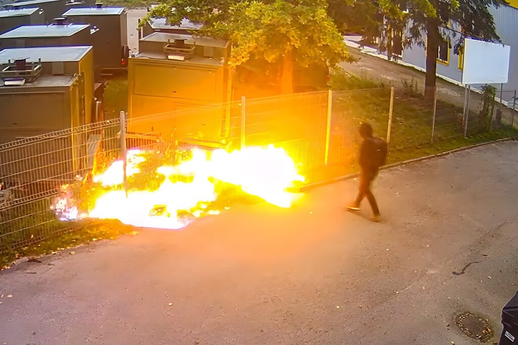 Russia-linked sabotage group tried to burn Lithuanian defense tech bound for Ukraine, police say (VIDEO)