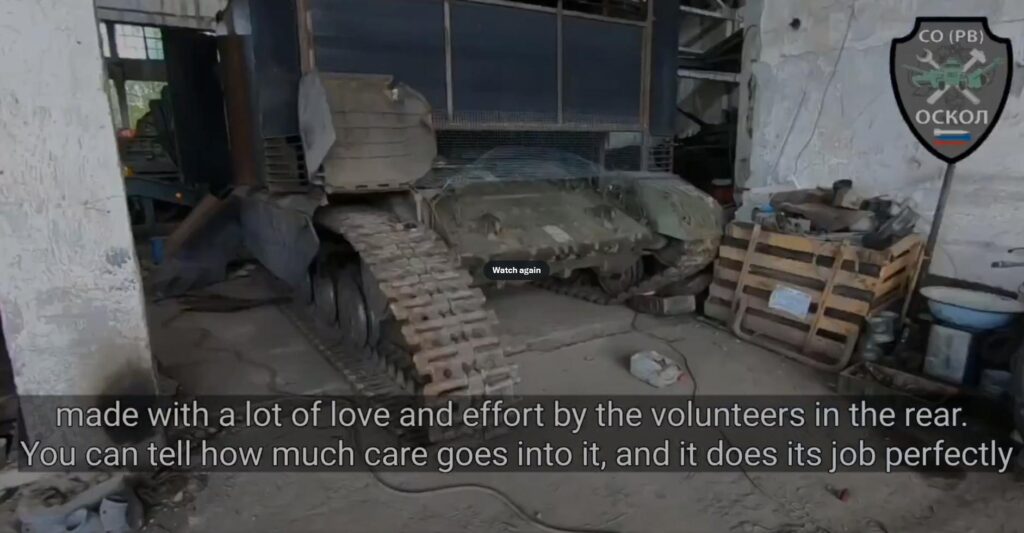 Check out this super rare Russian T-64 turtle tank