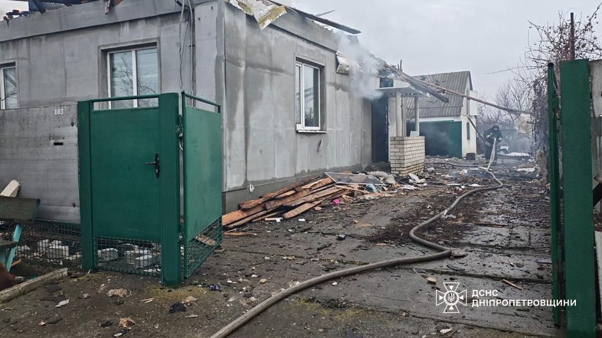 Woman killed in Dnipropetrovsk region due to UAV attack, rescuer injured – service