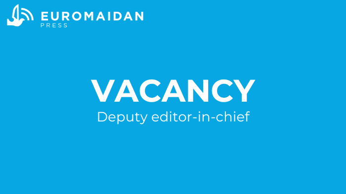 Vacancy: deputy editor-in-chief