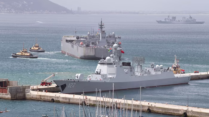 China, Russia and Iran send ships to South Africa ahead of naval drills