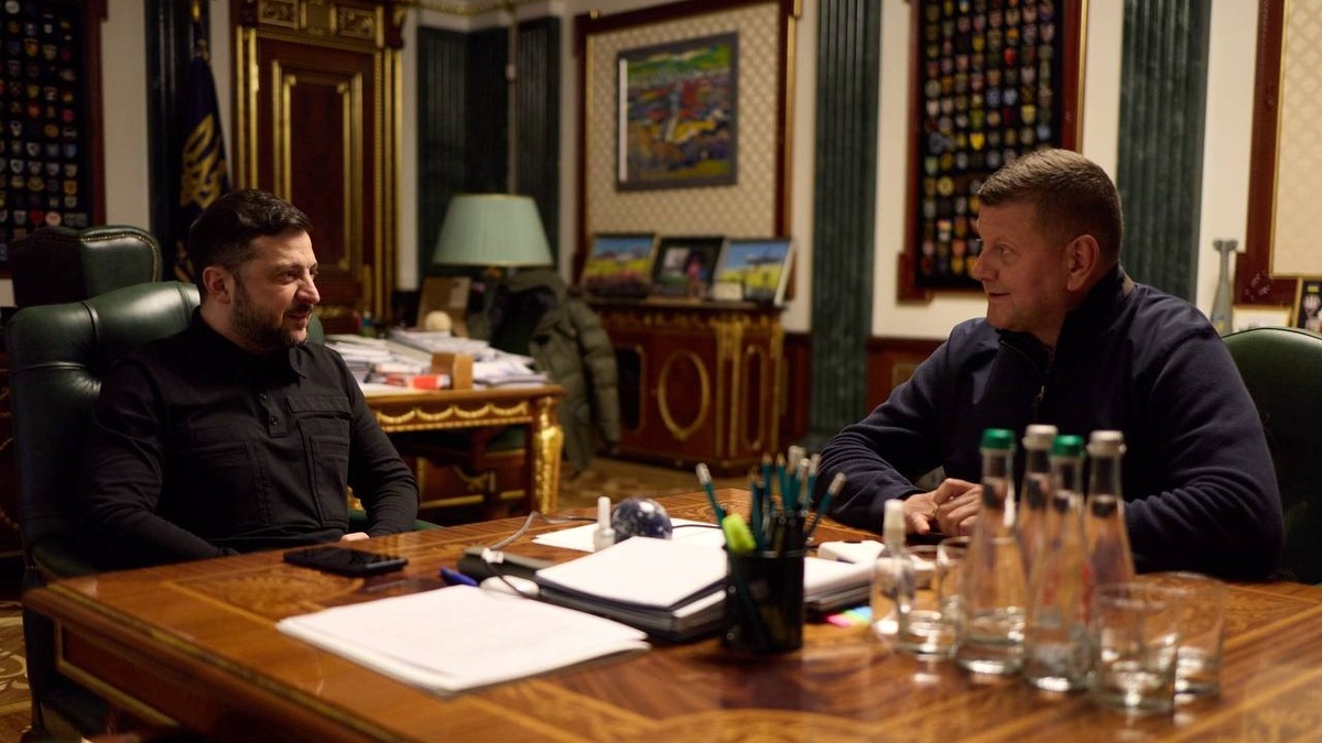 I have meeting with Zaluzhny, thanks him for his work, discuss diplomatic issues