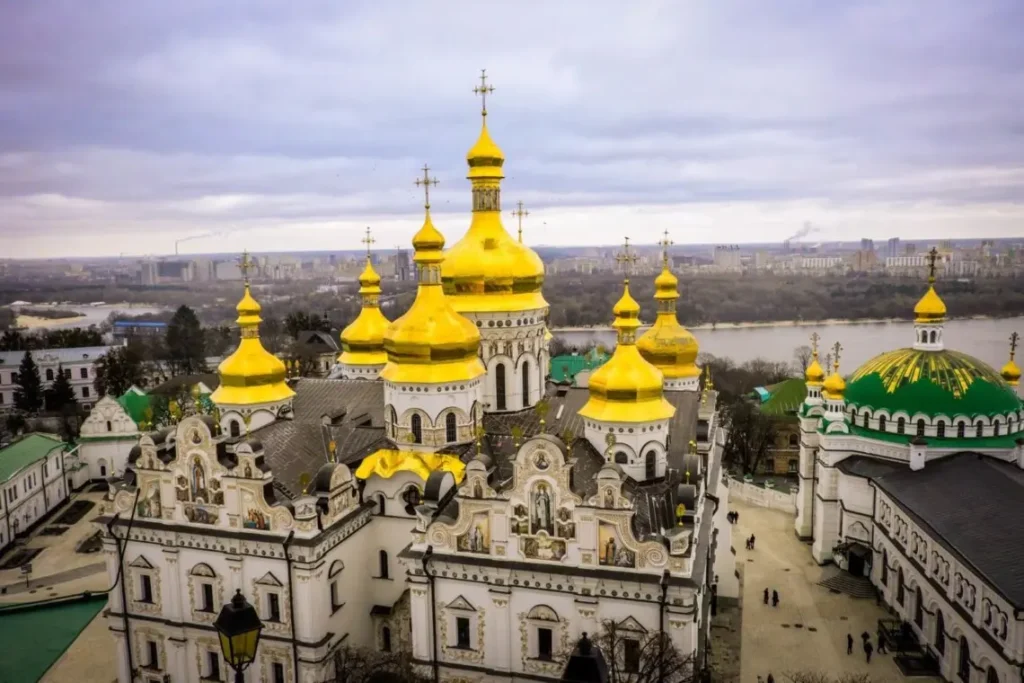 Russian strike damages Kyiv’s ancient Pechersk Lavra for first time since World War II
