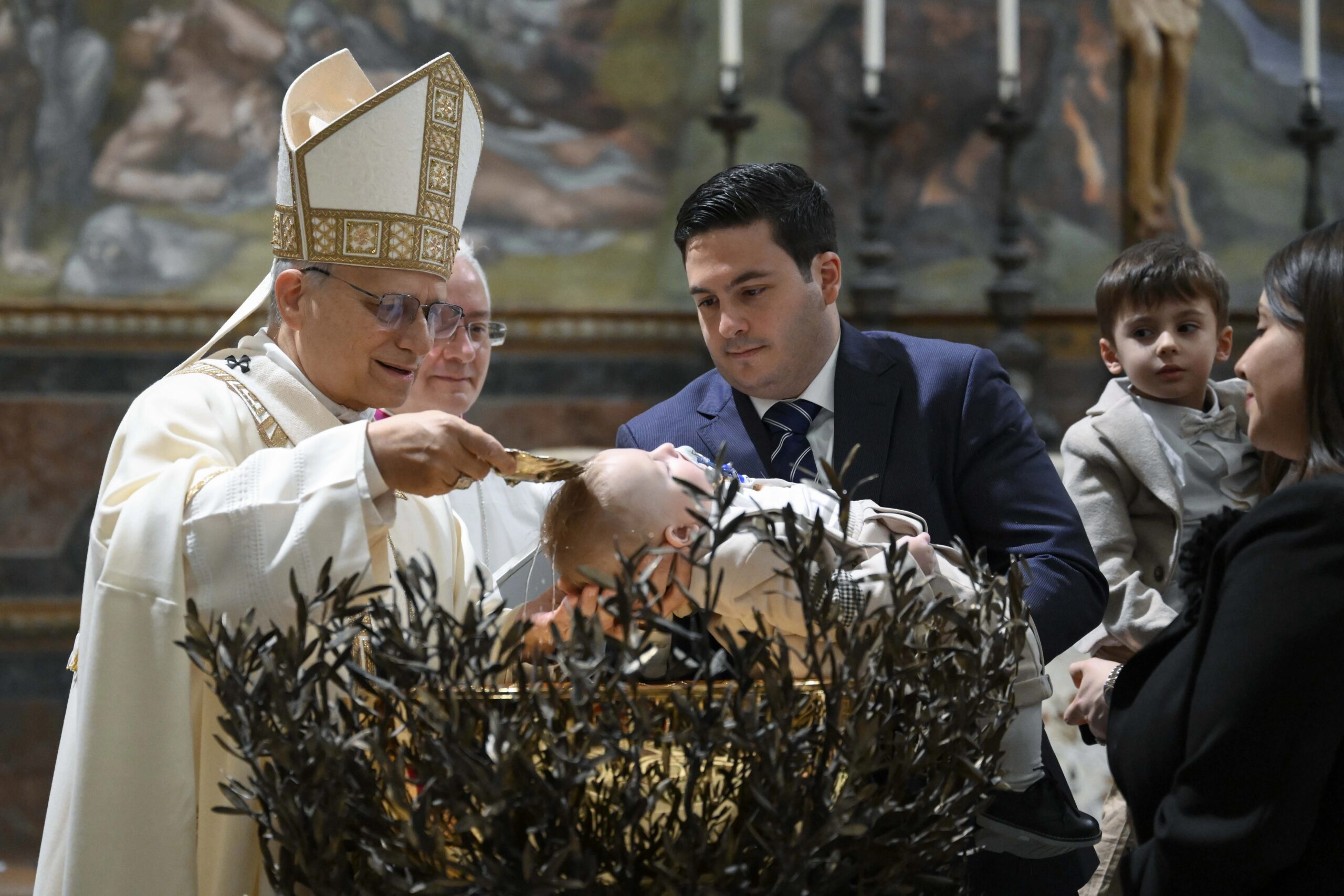Pope Leo XIV baptizes 20 infants in Sistine Chapel, tells parents faith is ‘more than necessary’