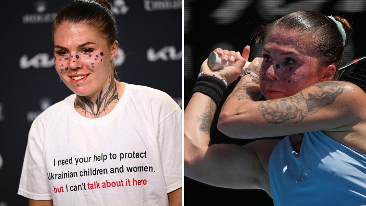 After Australian Open loss, Oleksandra Oliynykova delivers moving tribute and plea for Ukraine