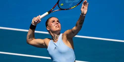 Ukraine’s Oliynykova finds joy in Grand Slam debut despite first-round loss