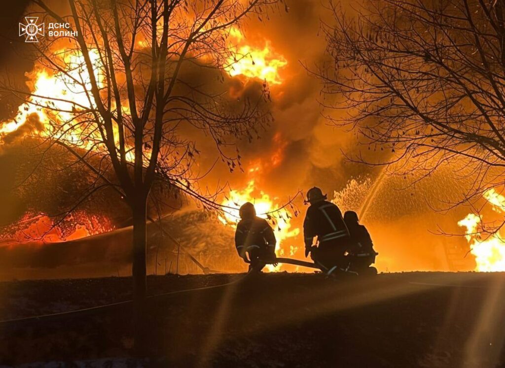 Massive New Year drone attack leaves 100,000 without power in Volyn Oblast (PHOTOS)