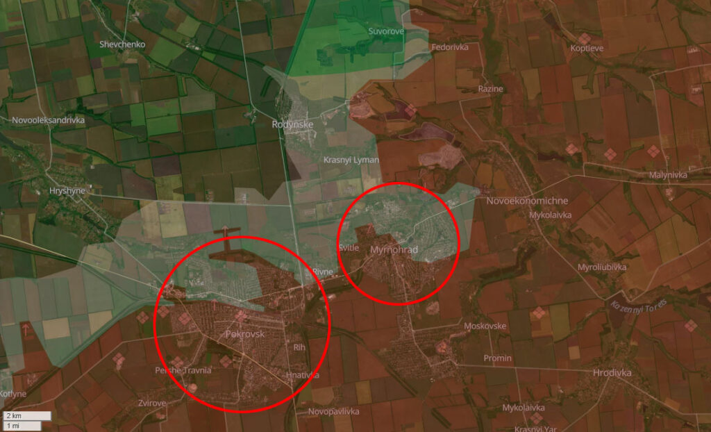 Russians storm Pokrovsk and Myrnohrad — Ukrainians repel 57 assaults in one day