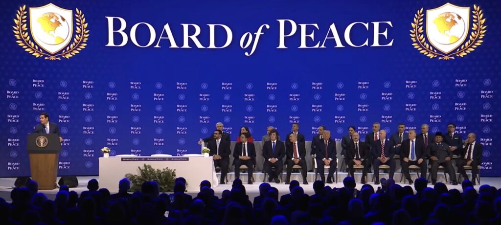 Trump launches “Board of Peace” in Davos as Russia stays away, still “studying” invitation