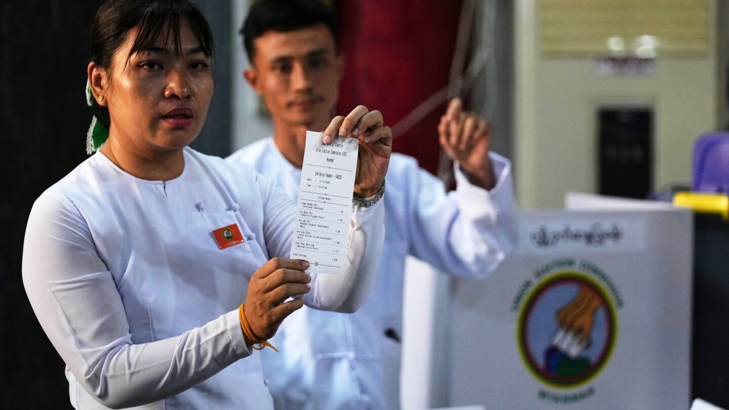 Myanmar holds second round of elections during conflict