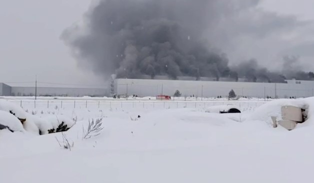 Powerful fire engulfed former Volkswagen factory in Russia — now assembling Chinese cars