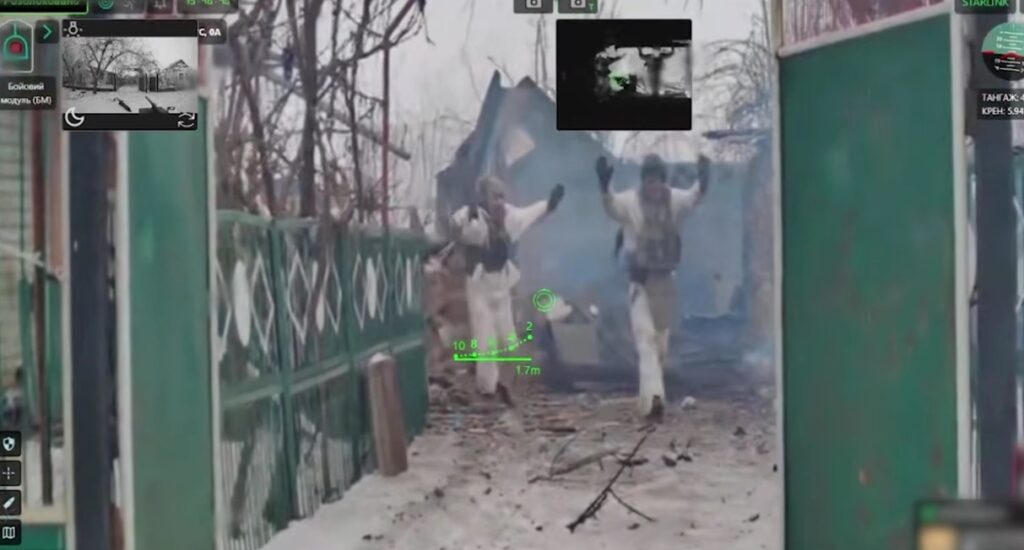 For first time in history, Ukrainian combat AI-robot takes captive three Russian soldiers (VIDEO)