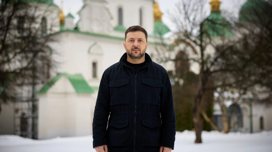 “Putin has not achieved his goals”: Zelensky marks four years of full-scale war with address from underground bunker