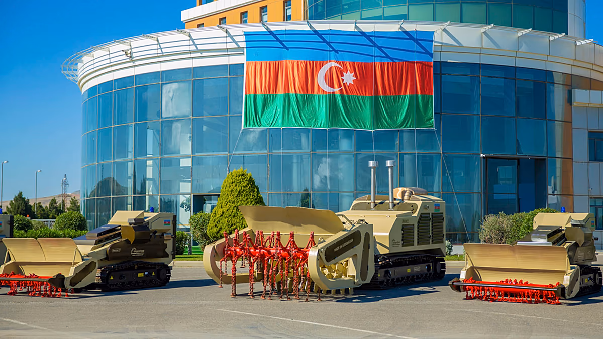 Azerbaijan’s homegrown robots step up humanitarian mine clearance