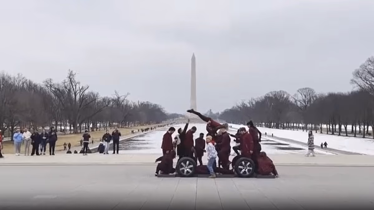 Video. Dance troupe stages artistic protest in Washington over Minneapolis shootings