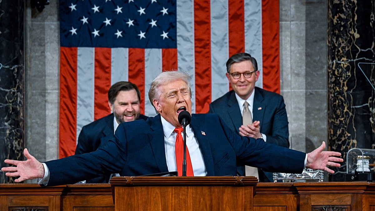 Trump defends immigration crackdowns and tariffs in longest-ever State of the Union address