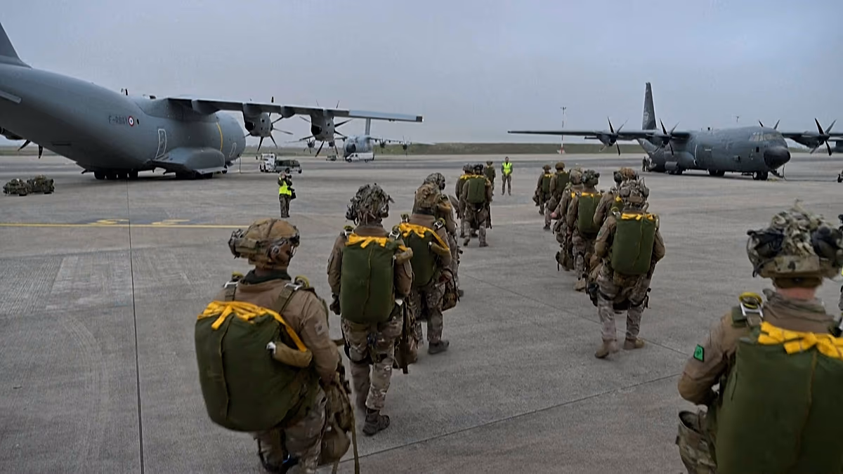 ‘Bold operation’: 1,500 paratroopers take part in Orion-26 exercise in western France