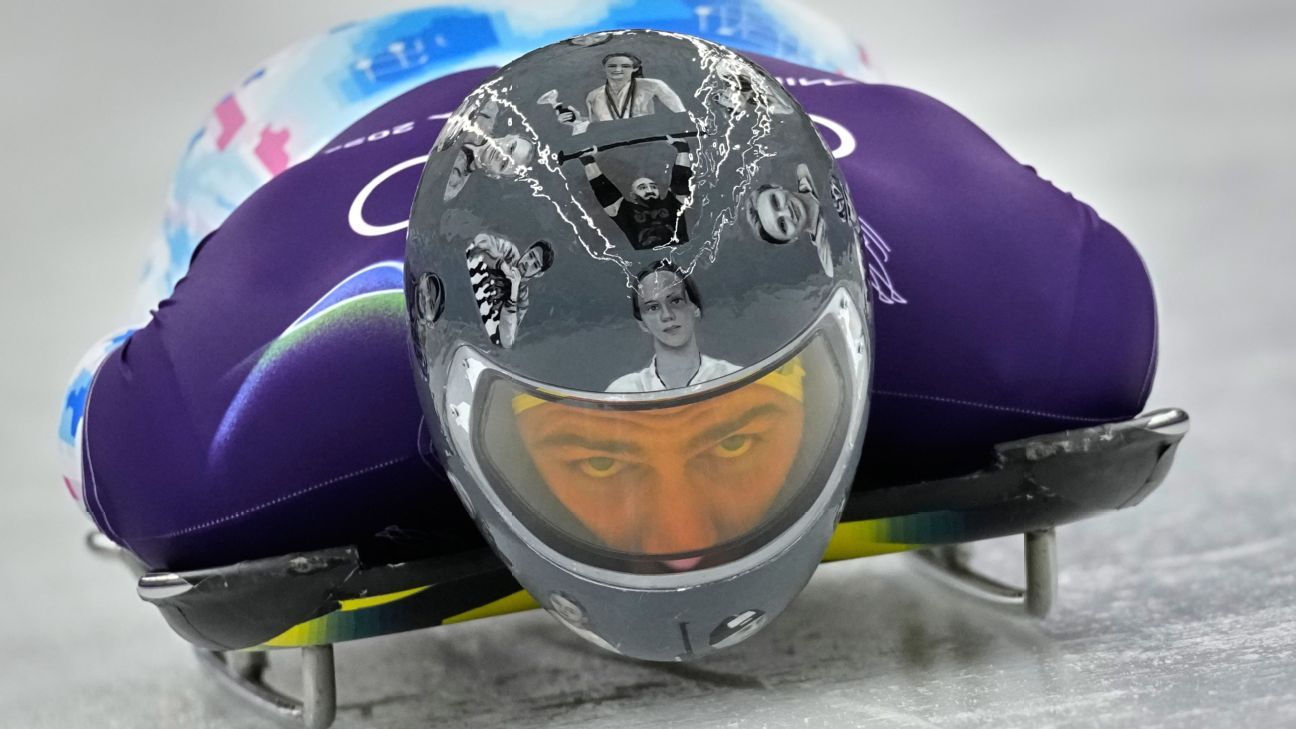 Ukrainian skeleton racer seeks Olympic OK for helmet tribute
