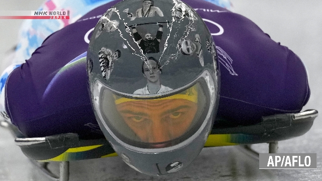 IOC bans Ukrainian skeleton racer’s helmet showing victims of Russian invasion