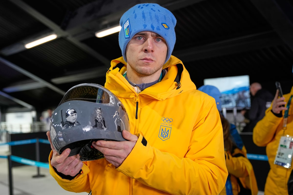 Ukraine’s Heraskevych disqualified from Olympic skeleton competition over banned helmet