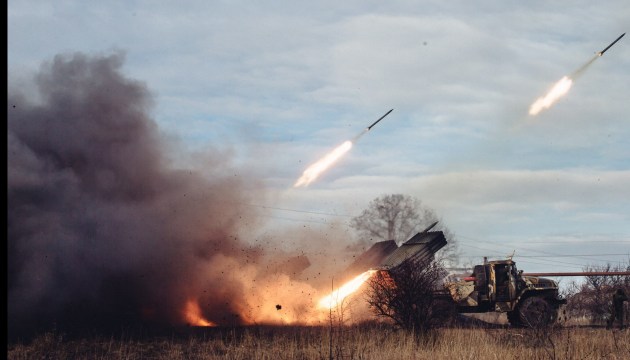 Russian army attacks Nikopol district at night with artillery, Grad MLRS, and FPV drones
