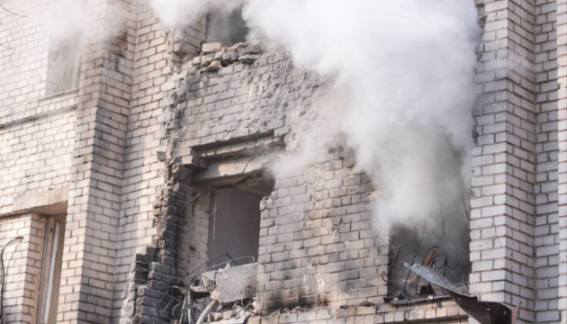 Russian drone hits maternity hospital in Zaporizhzhia