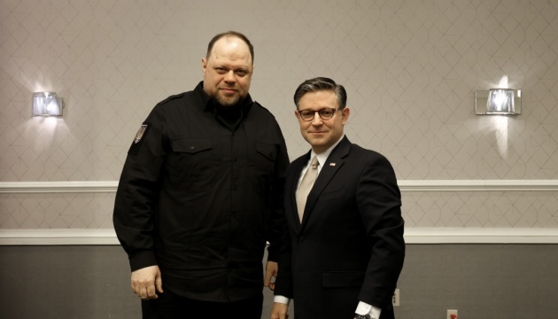 Stefanchuk, Johnson discuss support for Ukraine, role of parliaments in peace process