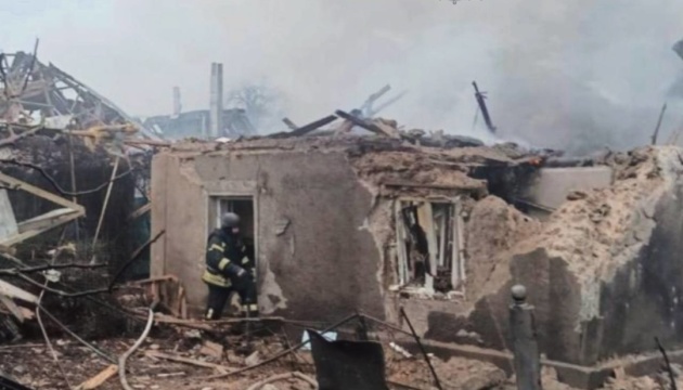 Russians destroy house in Zaporizhzhia region with drone; child among wounded