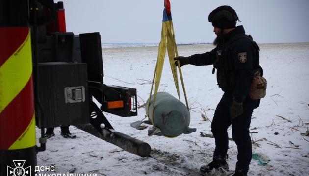 Rescuers destroy warhead of Russian Kh-101 missile in Mykolaiv region