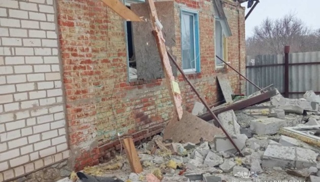 Russians shell seven settlements in Kharkiv region over past day