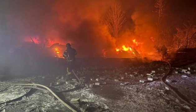 Russian forces strike critical infrastructure in Lozova