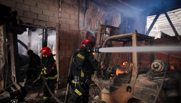 three people may be trapped under rubble at industrial site