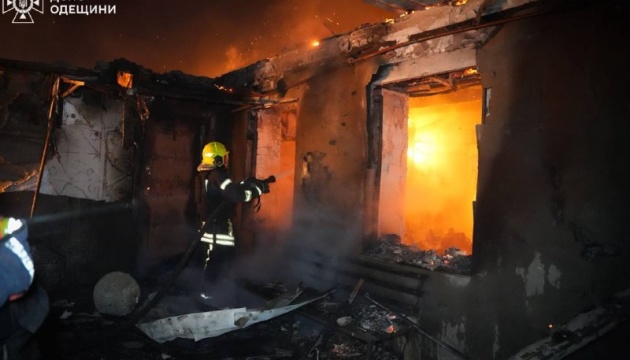 Five residential buildings damaged, lyceum partially destroyed