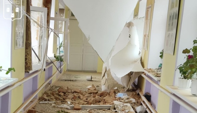 Russians attack school in village in Sumy region with drones