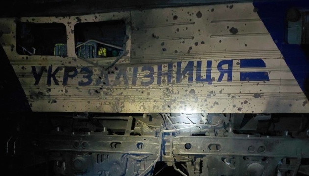 Russia attacks railway station in Dnipropetrovsk region, locomotive driver injured