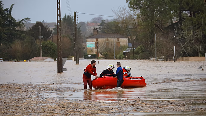 Floods in western France leave two dead and 81 departments on alert