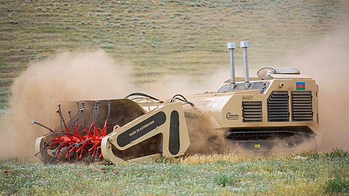 Machines take over one of the world's most dangerous jobs — clearing landmines
